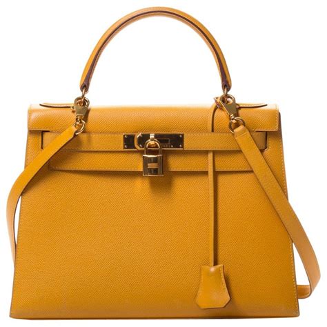 hermes kelly bag yellow|Hermes Kelly Bag 40cm.